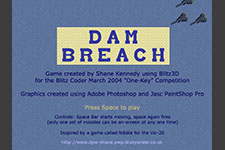 Dam Breach Title Screen