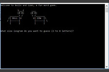 Cows and Bulls game introduction screenshot
