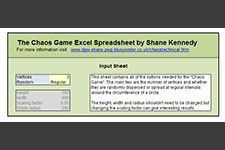 Chaos Game Spreadsheet Screenshot